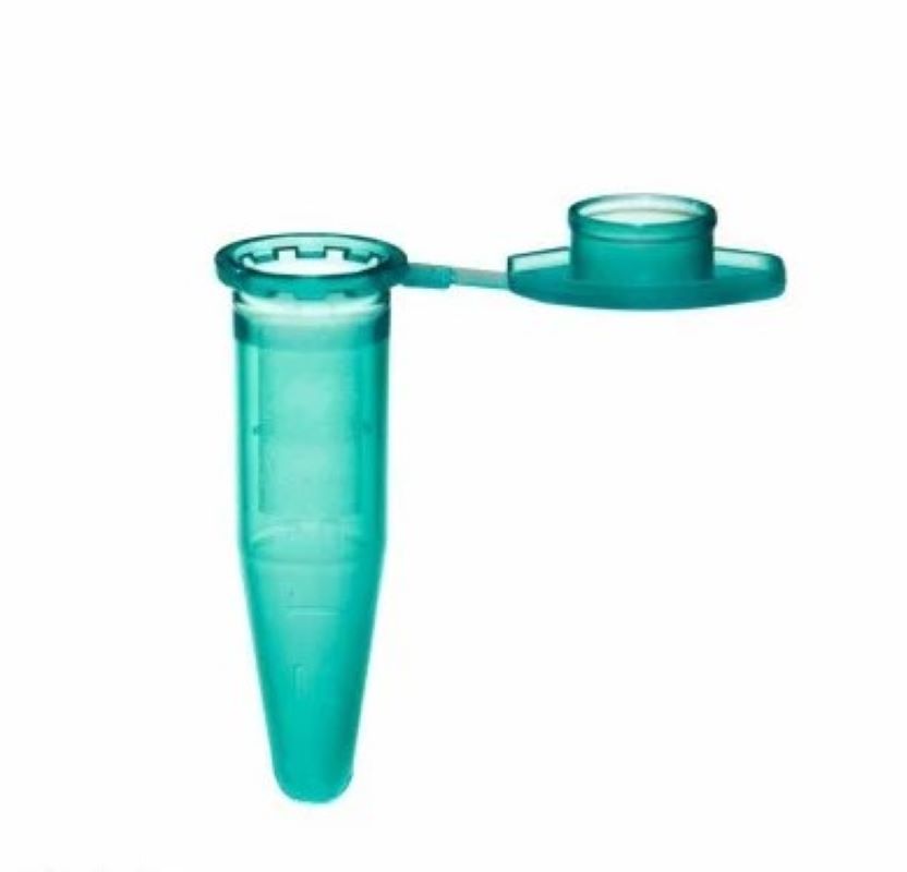 Мікропробірка ПП 1,5 мл. BIOSIGMA тип Eppendorf, градуйована, з пробкою, зелена